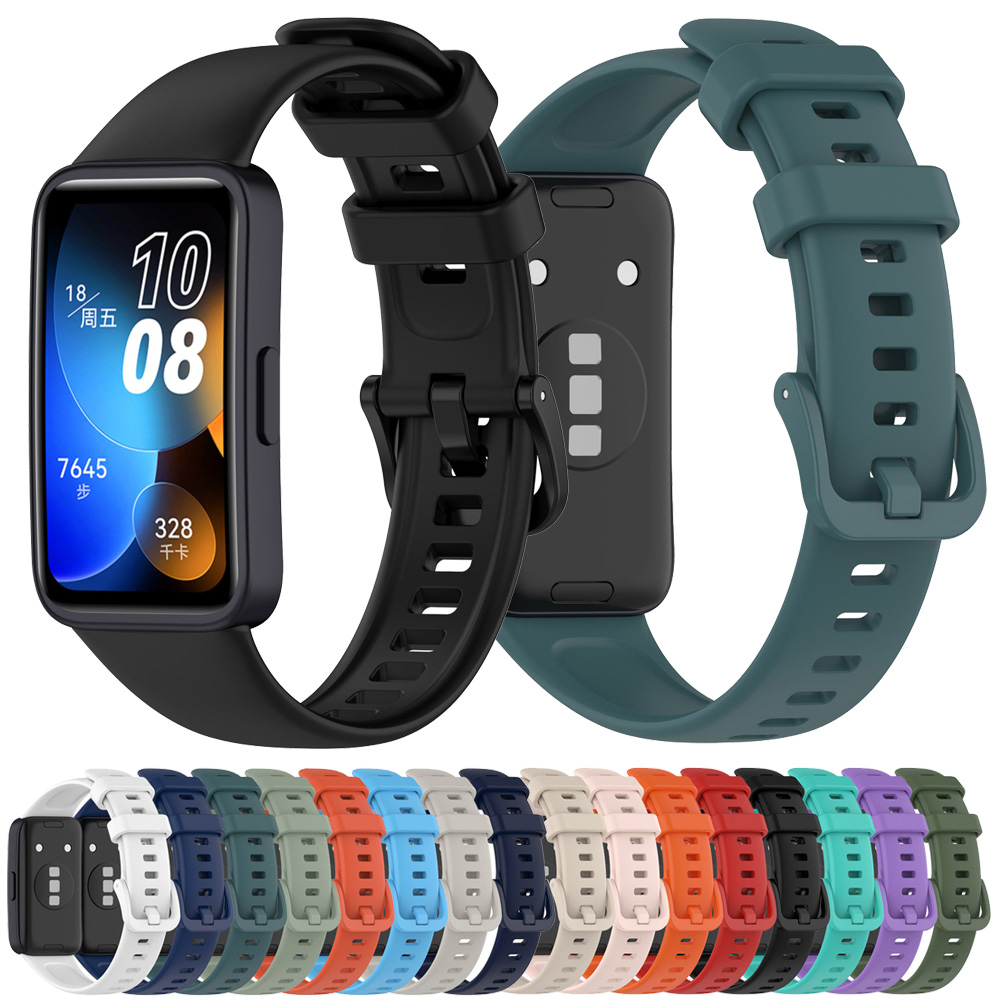Voor Huawei Band 8 Smartwatch Strap Correa Siliconen Polsband Armband Horlogeband Ремешок На Huawei Band8 Pulseira