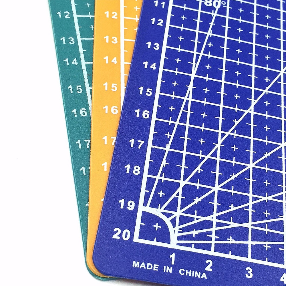 A4 A5 PVC Cutting Mat Board Engraving Hard Pad Durable Handwriting Plank Lightweight Cutting Mat Measuring Pad DIY Art Tool