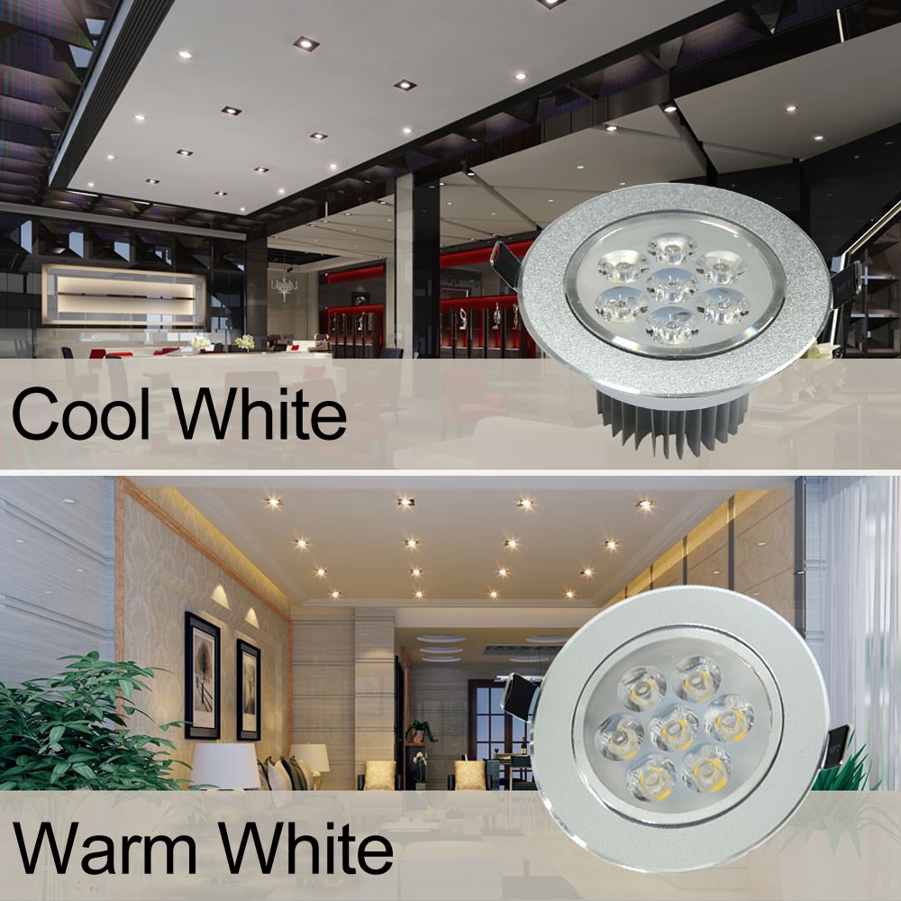 1Pcs AC85V-265V 9 W/15 W/21 W Plafond downlight Epistar LED lamp Inbouwspot licht + LED Driver Voor thuis verlichting