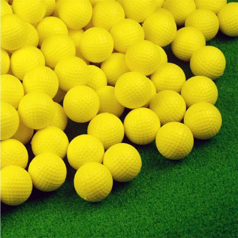 Palline da golf in schiuma PU da 10 pezzi, spugna elastica per allenamento per interni ed esterni