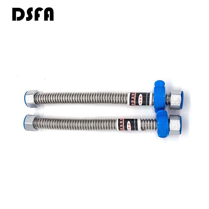 SWAWIS Flexibele aansluitslang 3/4 inch DN20, flexibele slang van roestvrij staal met siliconen afdichting voor boilers, toiletten, badkuipen en kranen