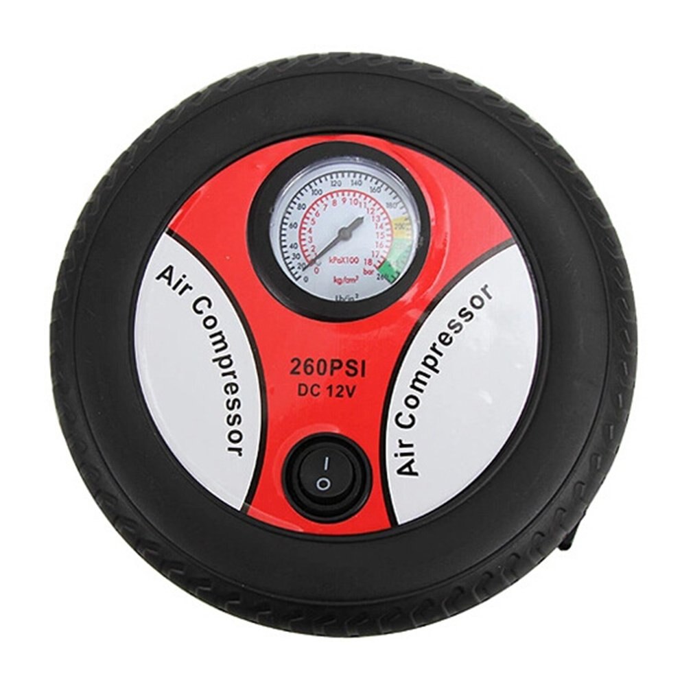 Auto Bandenspanning Pomp Air Compressor Mini Tire 12V Ingangsspanning Elektrische Opblazen Machine Geschikt Voor De Meeste Auto