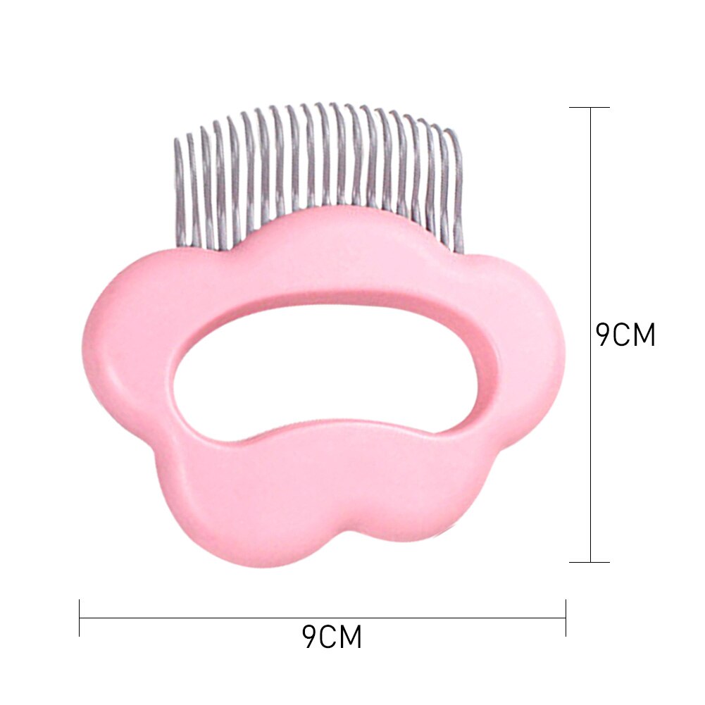Dog Cat Combs Hair Remover Brush Pet Grooming Tools Dog Massage Comb Brush Remove Loose Hairs Pet Cat Supplies: B
