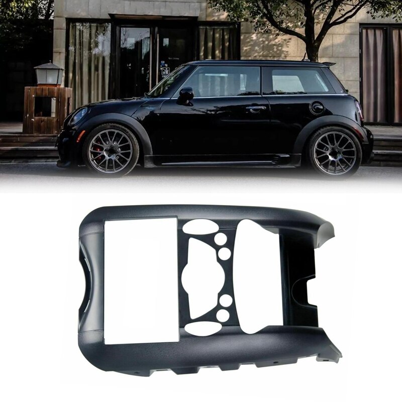 Reproductor de DVD y Radio para coche, Kit de instalación de Panel embellecedor, Marco Fascia, 2 Din, para BMW Mini Cooper R55 R56 R57
