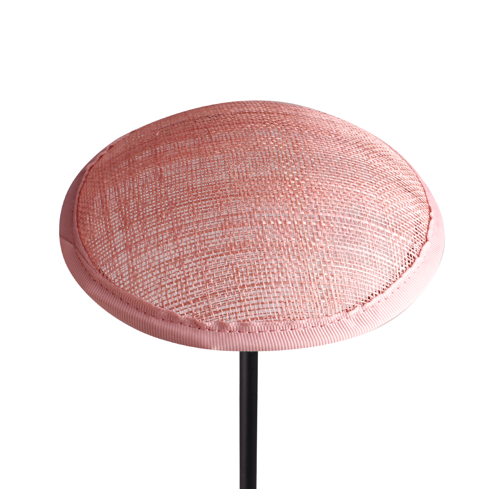 13CM Round Linen Hat DIY Millinery Fascinator Base For Netting Hair Top Hat Women Party Accessory Cap Holder 6PCS/LOT