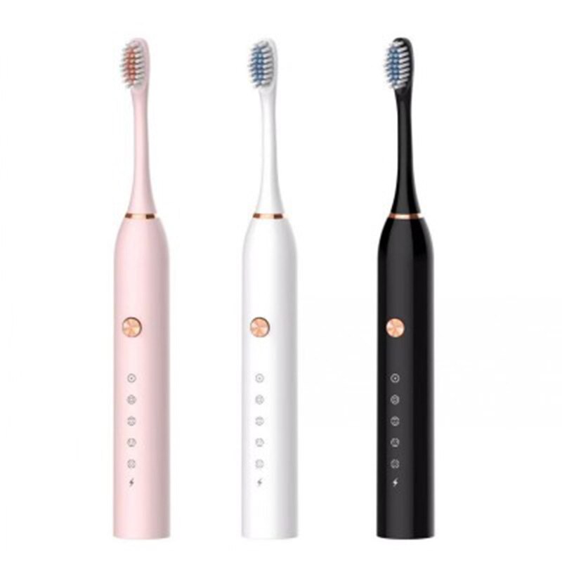 Electric Toothbrush Ultrasonic Deep Cleaning Machine Toothbrush Head Replaceable Smart Chip Sonic Toothbrush
