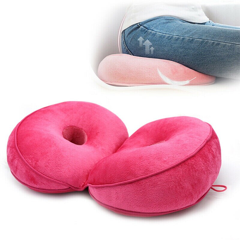 Coussin correcteur de Posture, coussin Push-Up pour les hanches, coussin de siège double confort, éponge orthopédique, tapis de siège