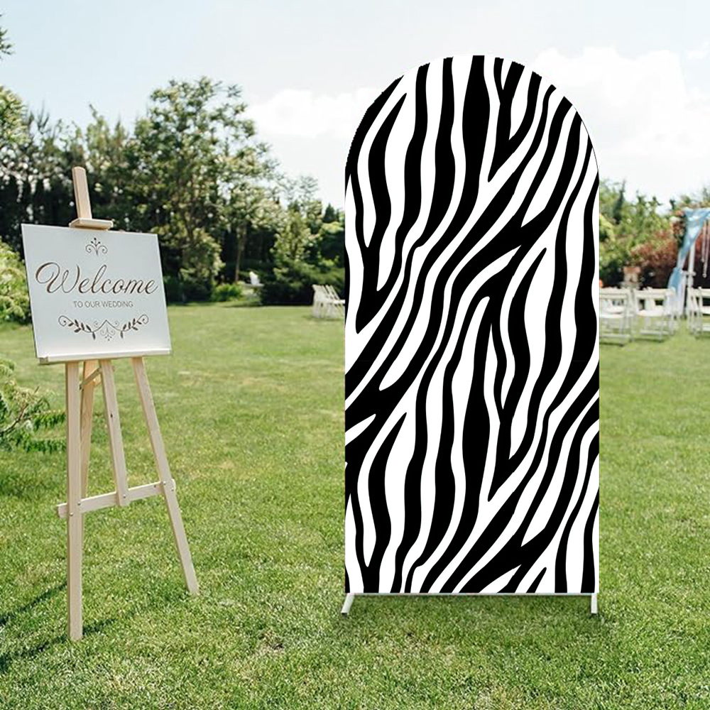 Mochicka selvagem um arco pano de fundo capa animais textura leopardo girafa zebra padrão selva safari folhas aniversário chá de bebê: PEACOCK BLUE / 150 * 300