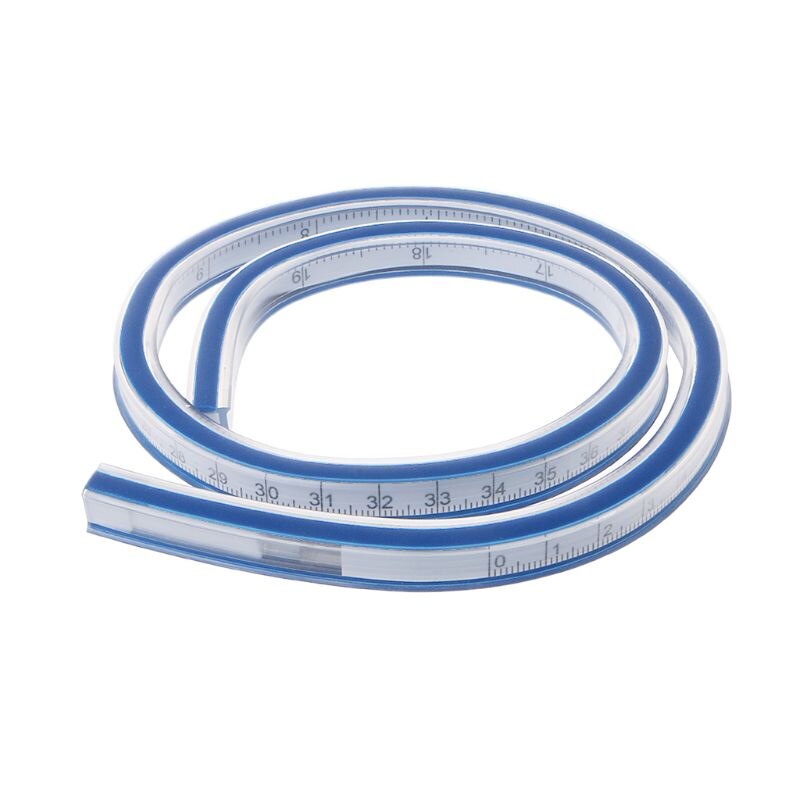 Flexible Curve Ruler Drafting Drawing Tool Plastic Vinyl 30cm 40cm 50cm 60cm