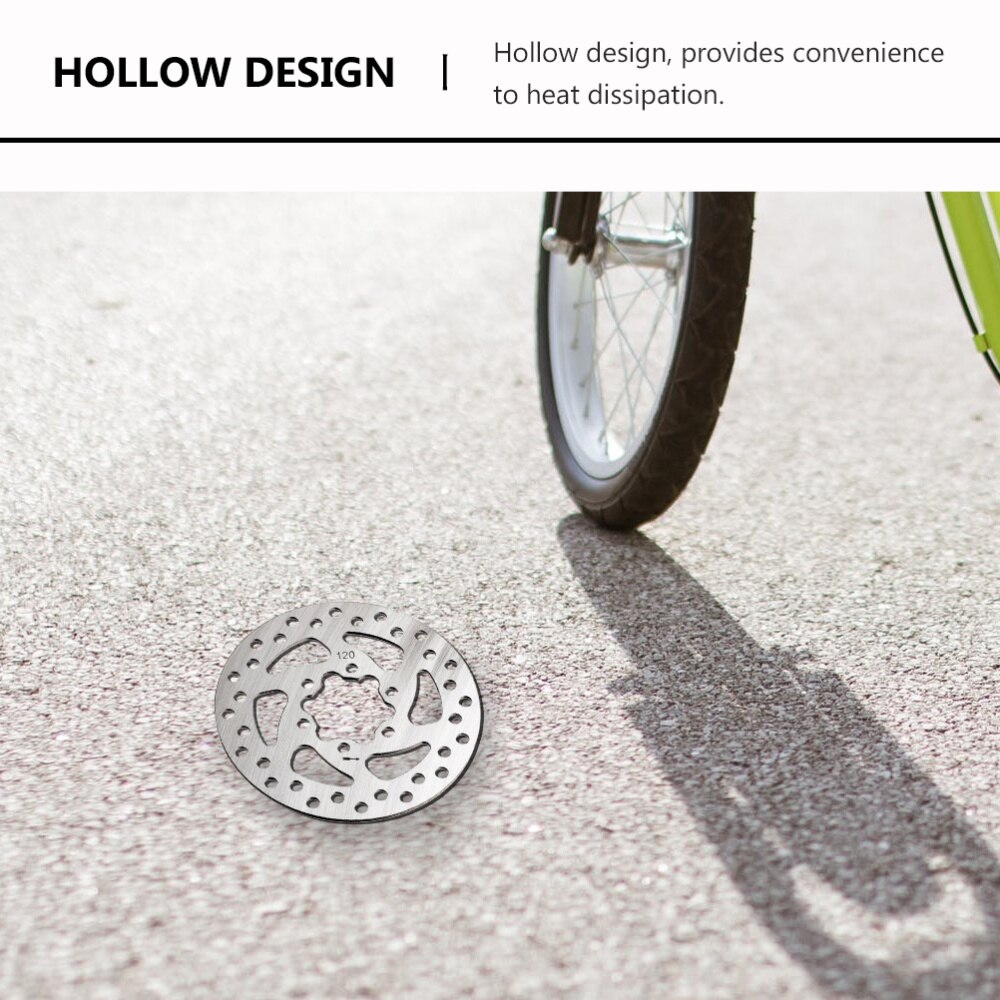 1pc Universal 120mm Brake Disc Universal Stainless Steel Brake Disc Brake Replacement Disc for Small Specification Vehicle