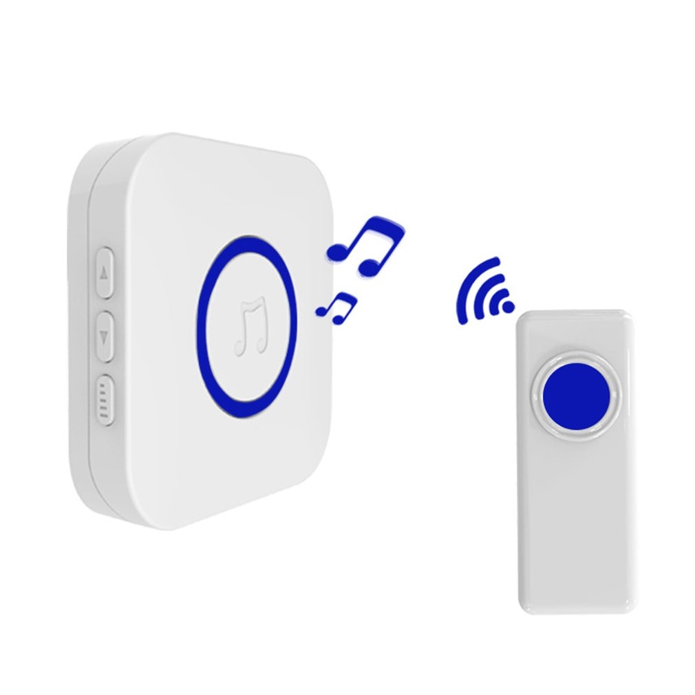 Home Security Welcome Wireless Doorbell Smart Chimes Doorbell Alarm Waterproof Touch Button Electric Supply ACEHE