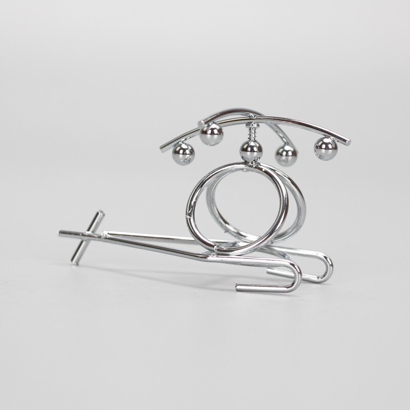 ZK40 wahadło biurko zabawki typu denerwować poput metalowa ozdoba człowiek rzemiosło kołyska zabawki antystresowe bilans mężczyźni żelazo Człowiek piłka rzemiosło kubek: 7307