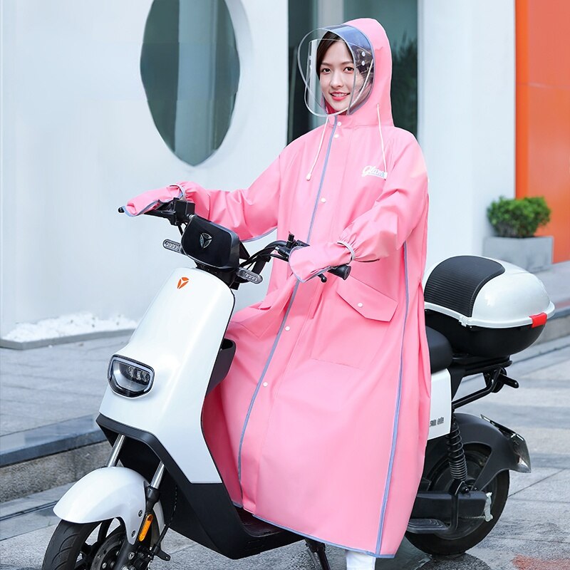 Chubasquero de para hombre y mujer, abrigo impermeable grueso, Poncho transparente para adulto, Sudadera con capucha para acampar