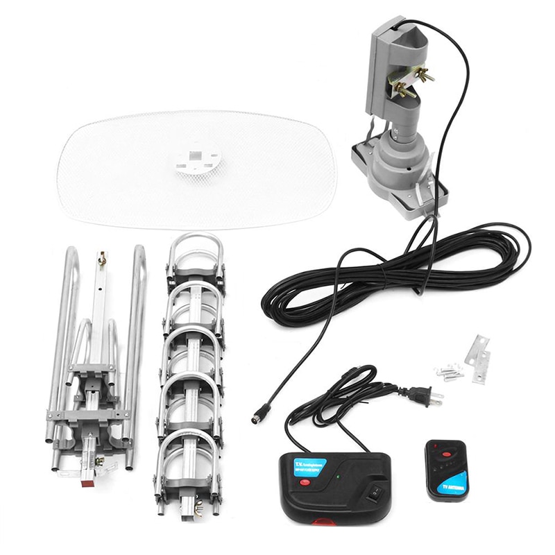 HD Digital TV Antenna Freeview TV Antenna Remote Controlling for Full HD/720p/1080p/1080I/4K Television TV Signal Outdoor Device