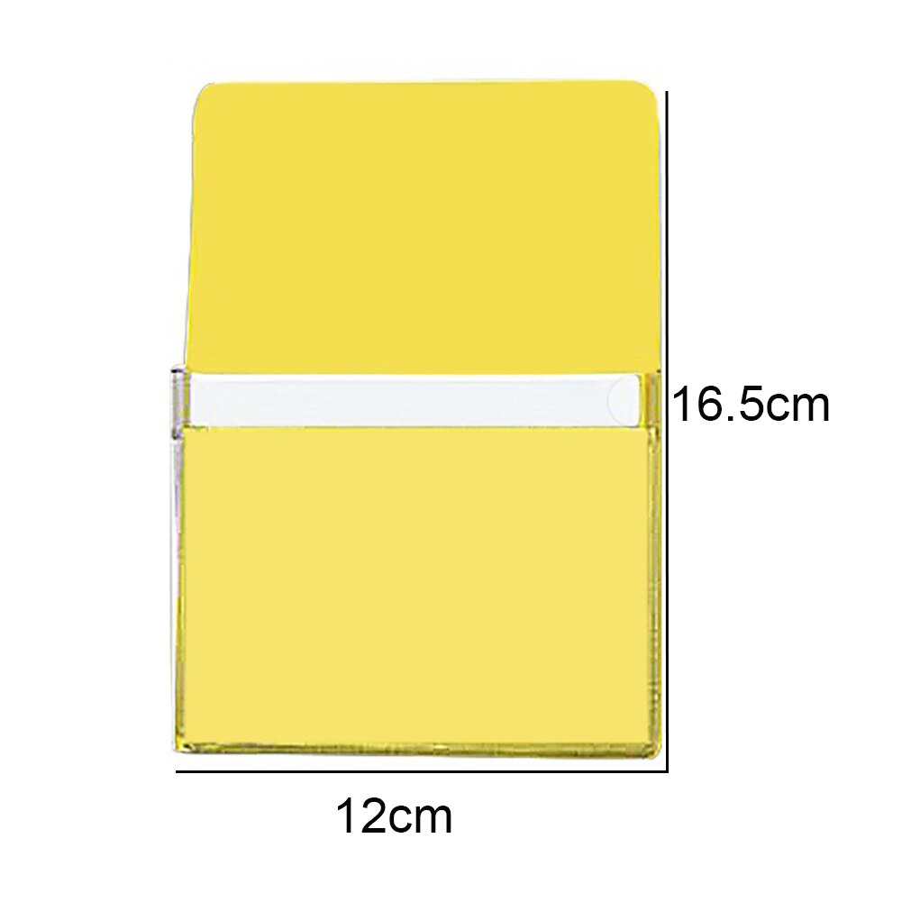 Porte-organiseur magnétique pour tableau blanc et réfrigérateur, pochette transparente de rangement pour outils et papeterie