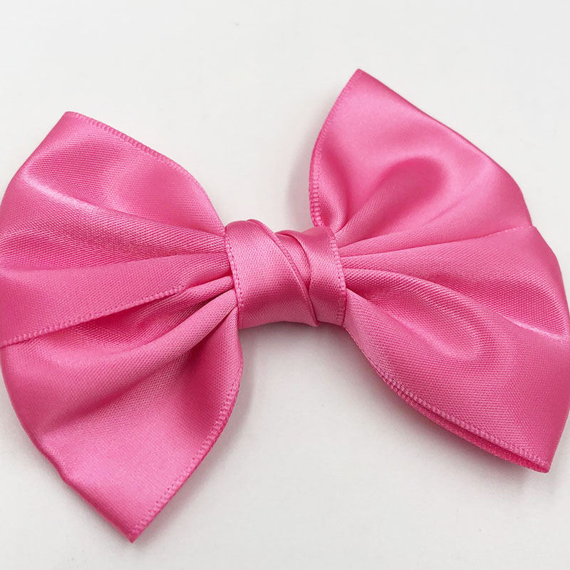 10 Uds. De decoración de boda de satén, apliques de costura, ramillete, lazo grande A156: Plata antigua