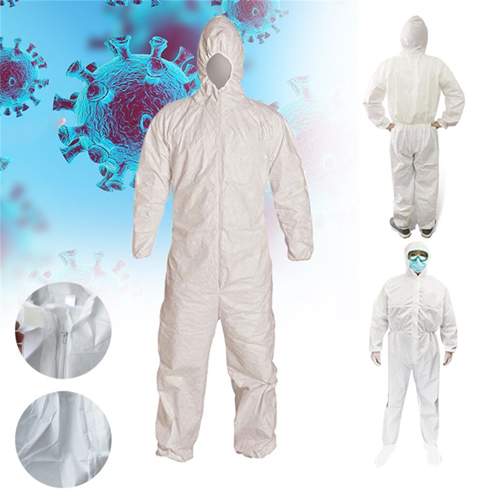 Disposable Clothing WHITE Protective Clothing Suit