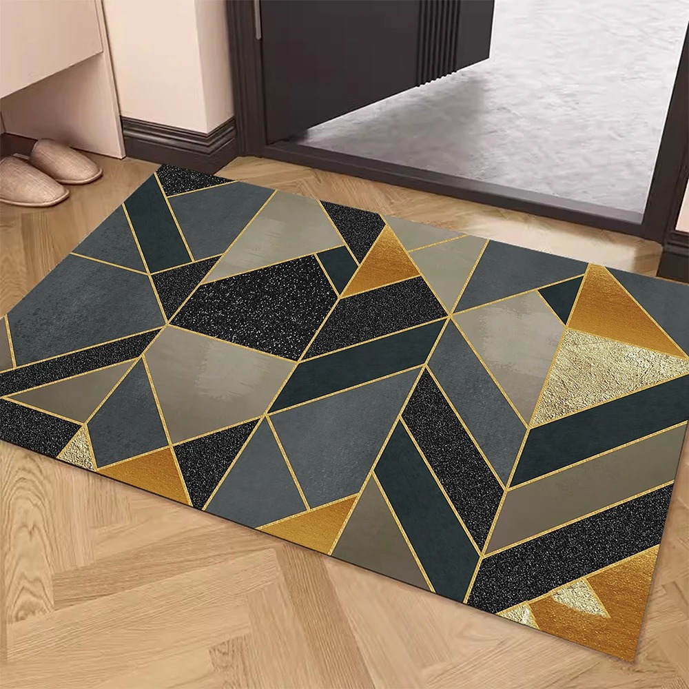 Simple Gray Door Mat Decoration Home Living Room Mat: 1 m2 / Light Grey