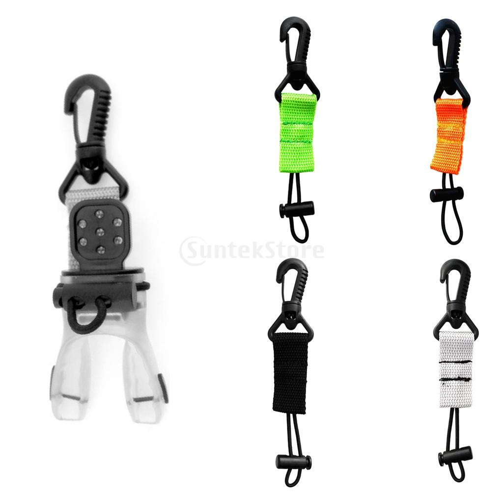 Universal mundstykke holder regulator blæksprutte holder klip lanyard dykning snorkel udstyr tilbehør tilbehør