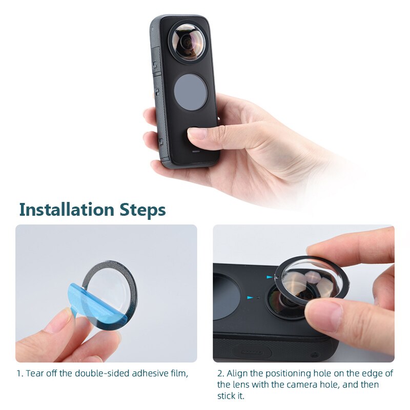Objektiv Abdeckung Für Insta360 EINE X2 Objektiv Schutz Kappe Körper Abdeckung Schutzhülle Panorama Kamera Zubehör Für Insta360 Eine X2 Silikon fallen