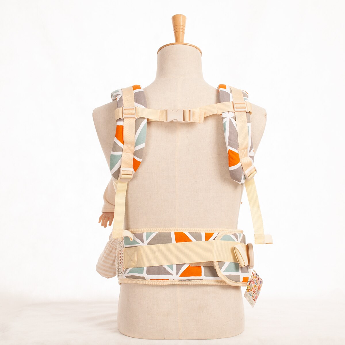 Draagzak Ergonomisch Met Heupzit, Katoenen Kinderdrager Dorsaal En Ventraal Gemakkelijk Ademend Verstelbare Hoofdsteun Voor Babys En Kinderen Van 0 Tot 48 Maanden 35 Tot 25 Kg