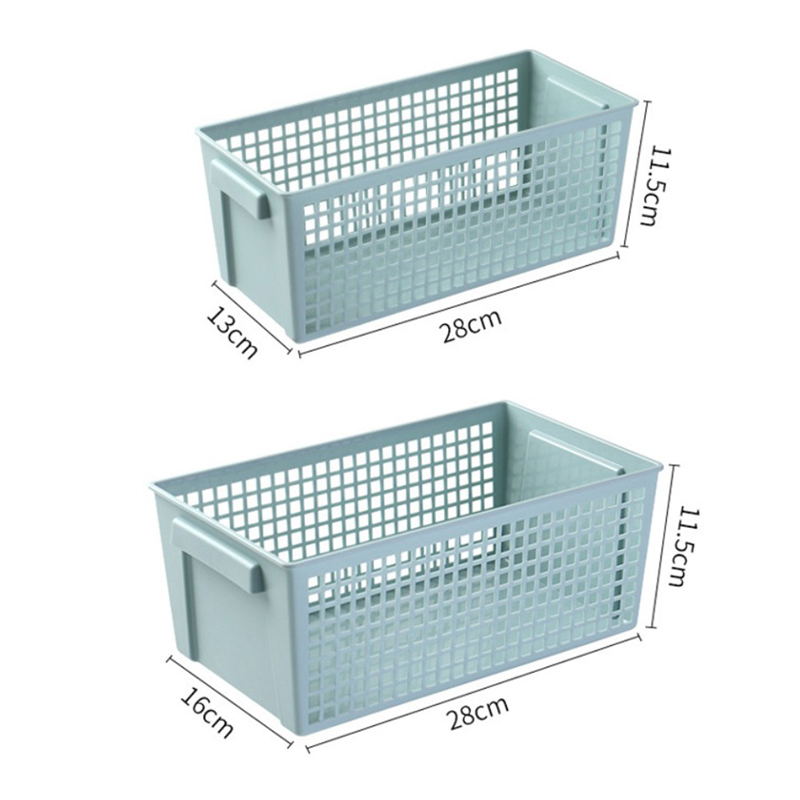 Plastic Storage Box Crate Case Desktop Holder Cosmetic Storage Basket Home Office Organizer Container