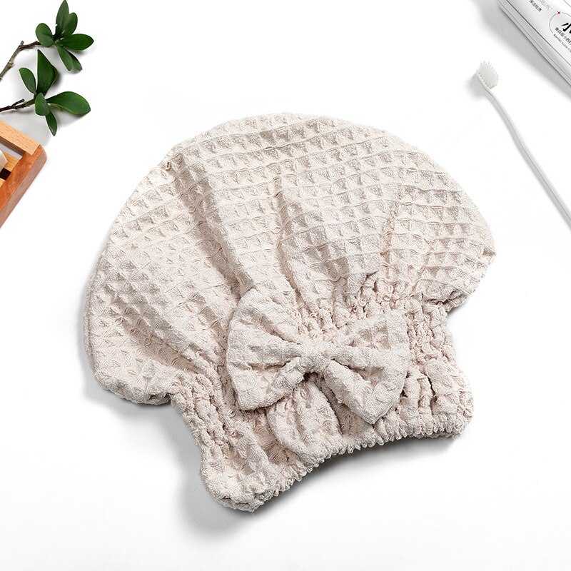 Reisbenodigdheden droog haarkapje snel drogend nachthemd draagbaar superabsorberend snel drogend badhanddoek reis gemak accessoire: Een bruine
