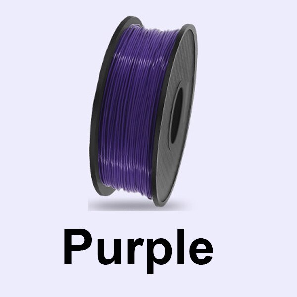 3D Printer Filament PLA 1.75mm 200g/Roll Plastic Consumables Material 3D Filament PLA for DIY Artwork Printing for FDM Printer: 200g-Purple