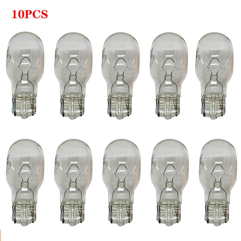 10 Uds T13 10W T15 W16W lámpara halógena vidrio transparente blanco cálido ámbar DC 12V 16W luz Interior bombillas halógenas: Azul / 3.000 K