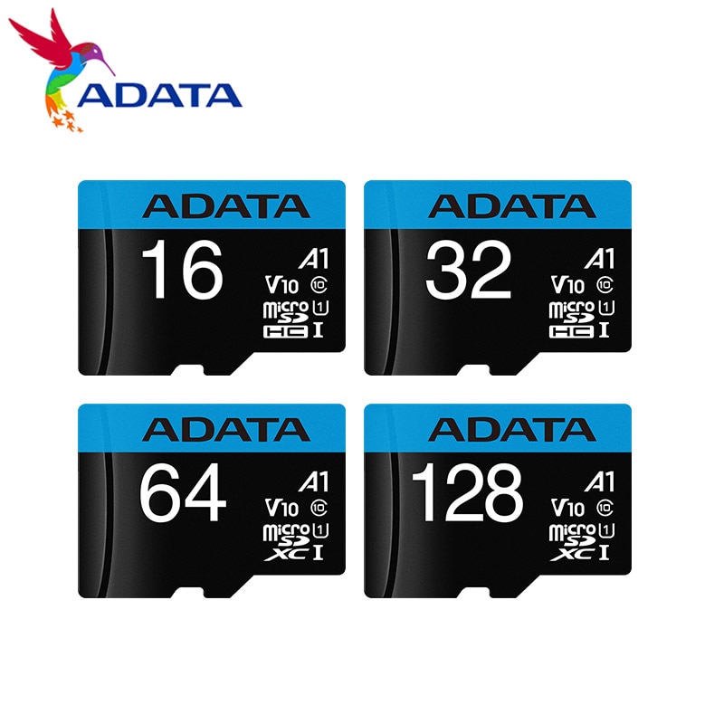 Adata A1 Geheugenkaart 128Gb V10 64Gb Flash Card 32Gb 16Gb Micro Sd-kaart Class10 UHS-1 geheugen Microsd-kaart Voor Telefoon