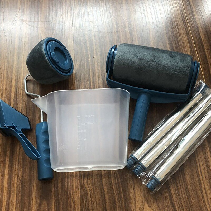 Multifunctional Paint Roller Racer DIY Household Paint Runner Pro Painting Brush for Wall Decoration