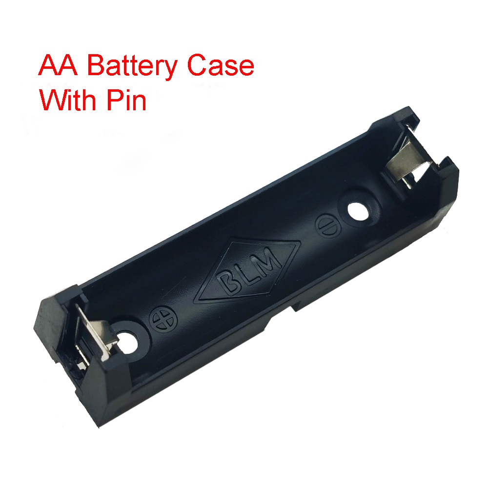 1 Aa Batterij Box Smt Smd Enkele Aa Batterij Houder 14500 Batterij Doos Met Pins