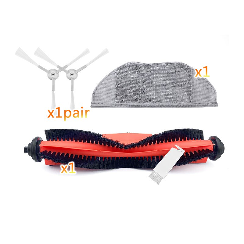 Robot Vaccum Cleaner Main Side cleaning brush hepa Built-in filter Accessories for xiaomi mijia mi G1 Parts home replaceable: 06