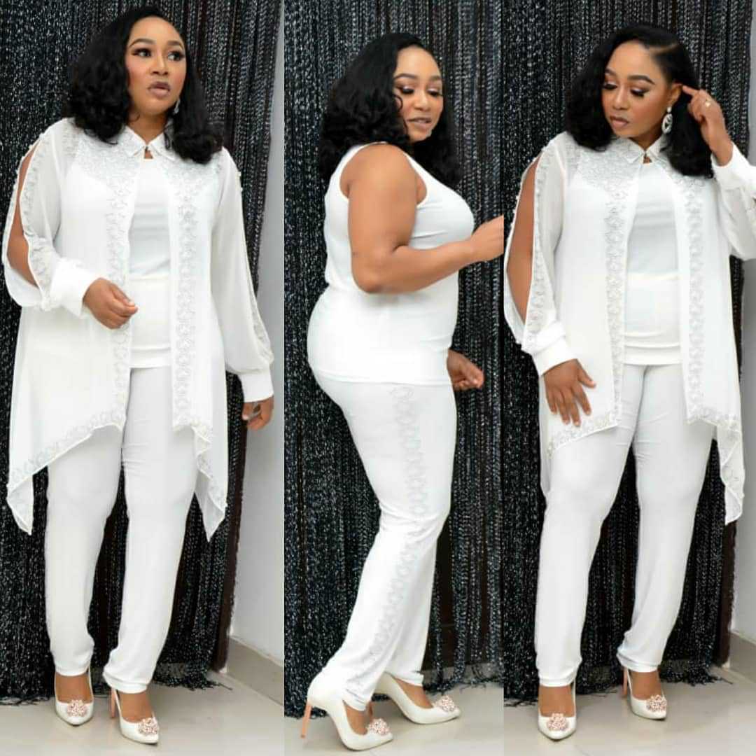 3 Piece Set Africa Clothes African dashiki Suit ( Top inner And pants) Elastic Plus Size african suit: White / L