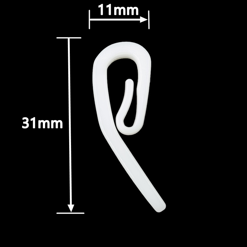 Curtain Hanging Hooks Ring Window Curtain Hanger Hooks White Plastic Curtain Hook For S Fold Wave Curtain Track