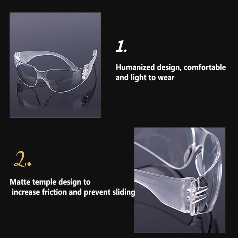 Vented Safety Goggles Glasses Eye Protection Dust-proof Wind-proof Protective Lab Anti Fog Glasses Arrivals