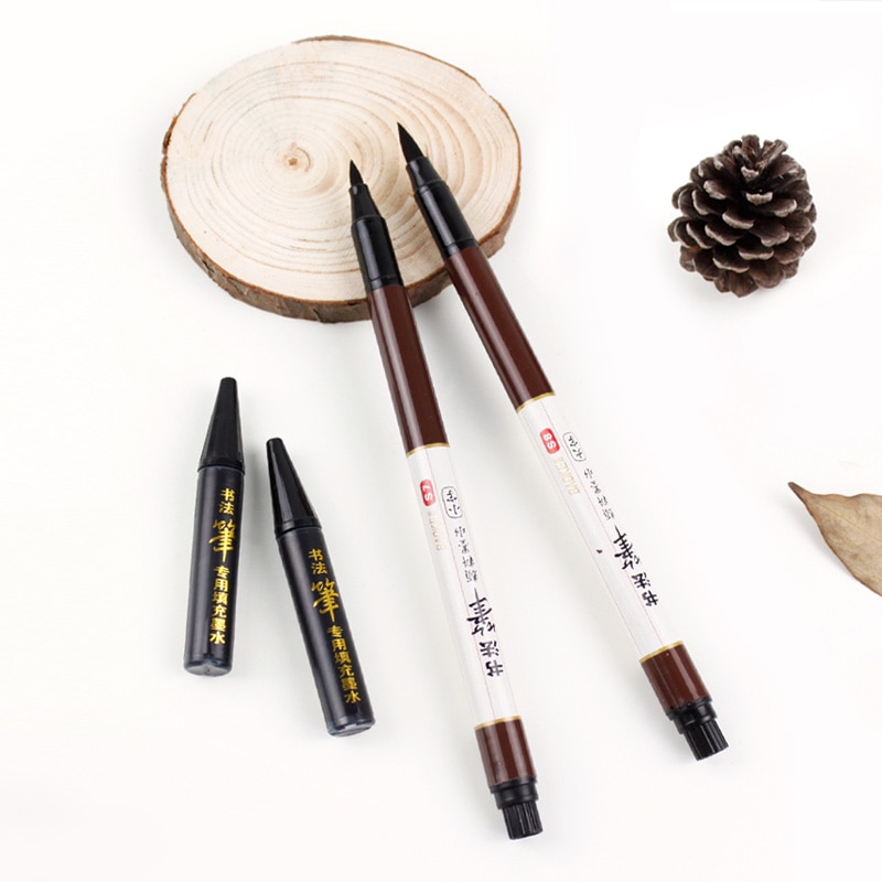 1Pc Baoke China Wind Haar Pen Zachte Borstel Pen Journal Pen Kalligrafie Marker Pen Kunsten En Ambachten Levert