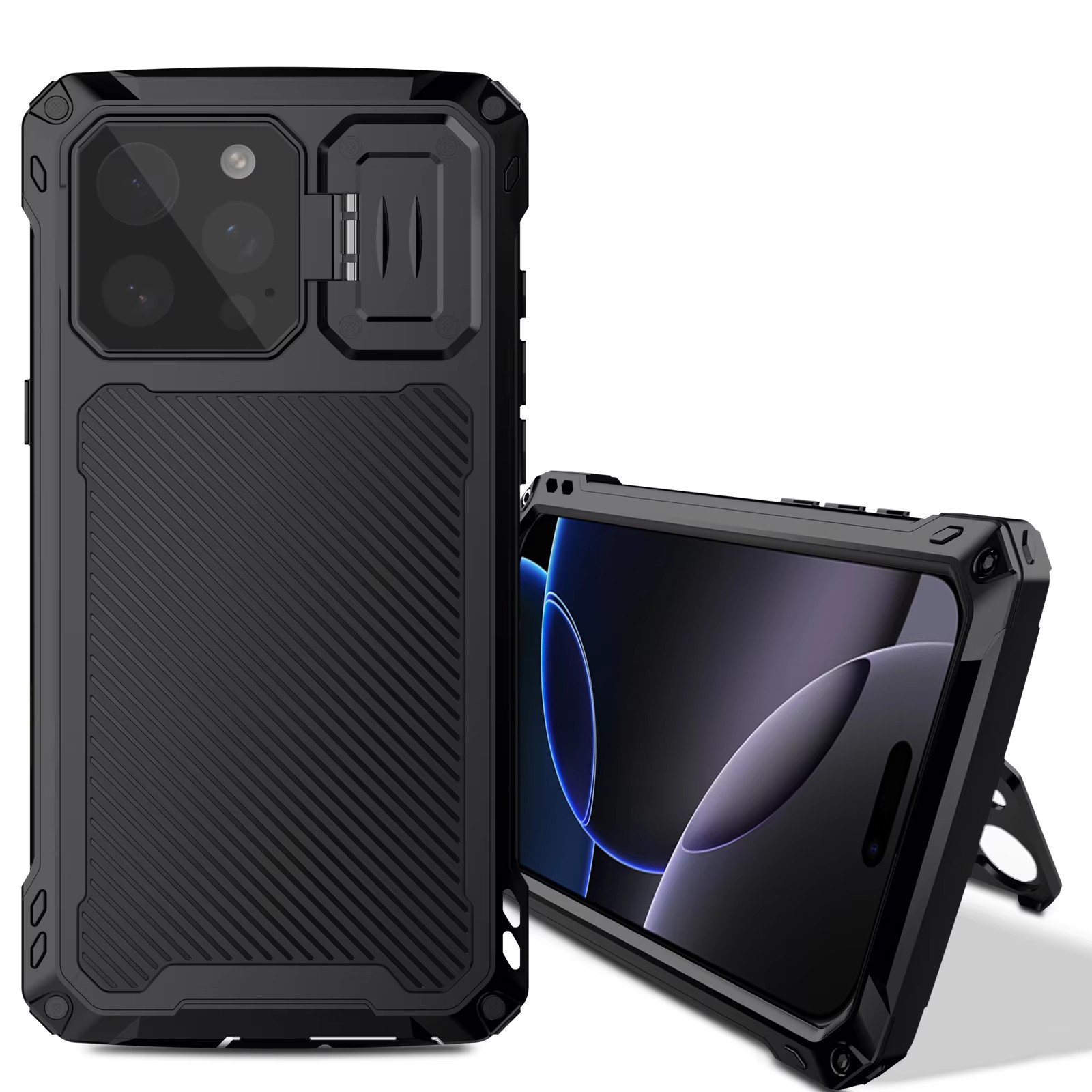 Custodia per telefono in metallo magnetico in allu... – Grandado, image size:1600x1600