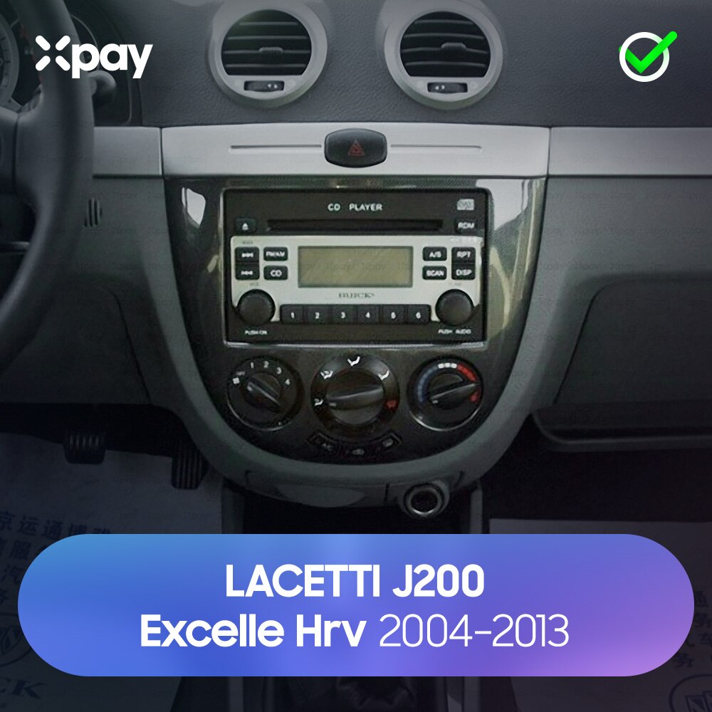 Panel de radio para coche XPAY de 9 pulgadas 2din, para Chevrolet Lacetti J200 BUICK Excelle Hrv, para montaje de panel de coche con marco de DVD Din dual
