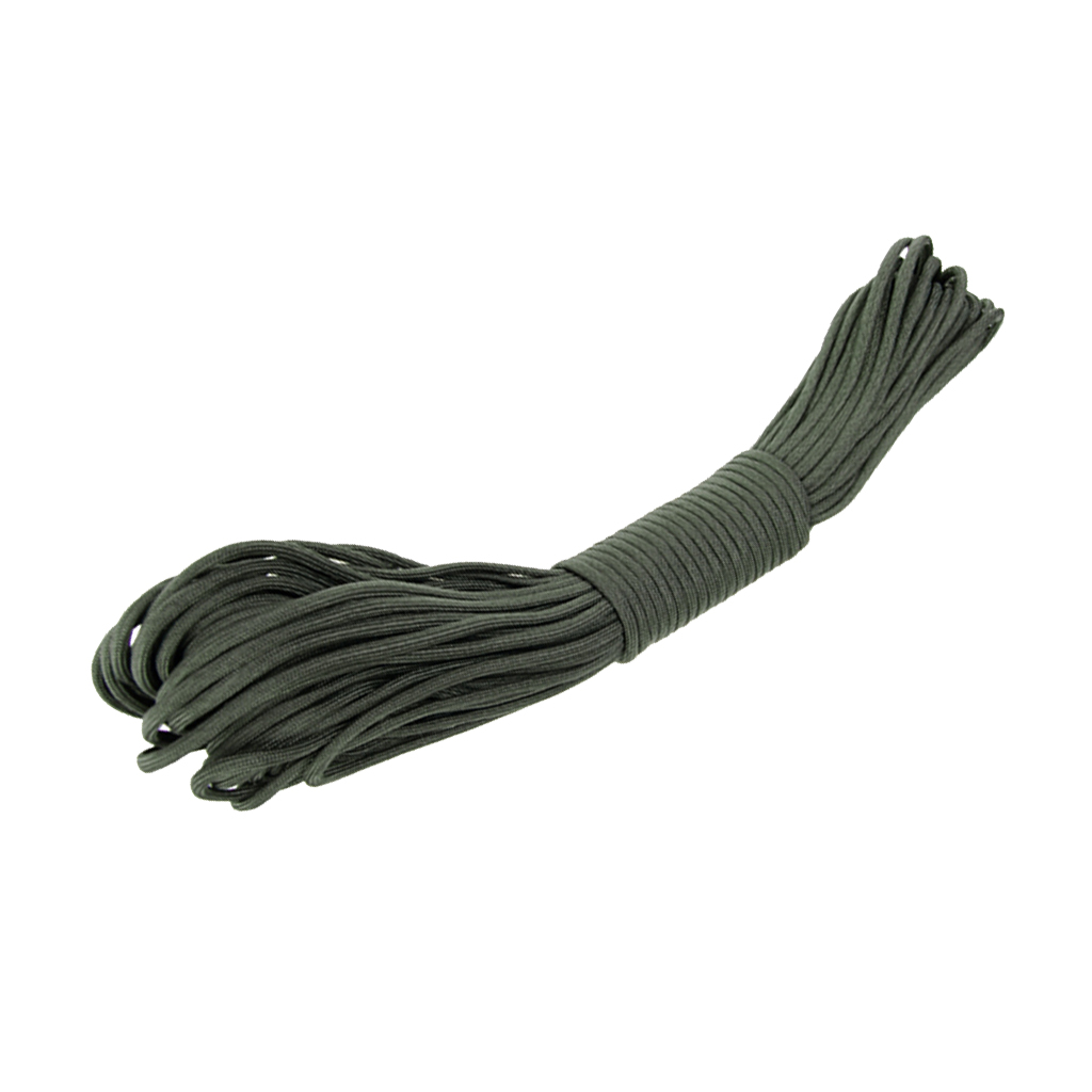 100ft 550lbs 7 Stand Survival Cord Paracord Parachute Lanyard Camping Hiking: Army Green