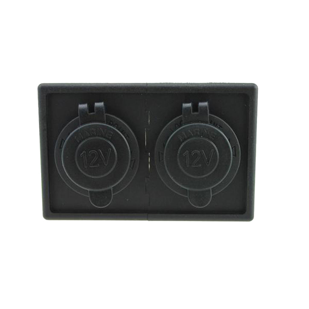 Cargador adaptador de mechero, 12V, 24V, USB, para coche, barco, RV, motocicleta, marino