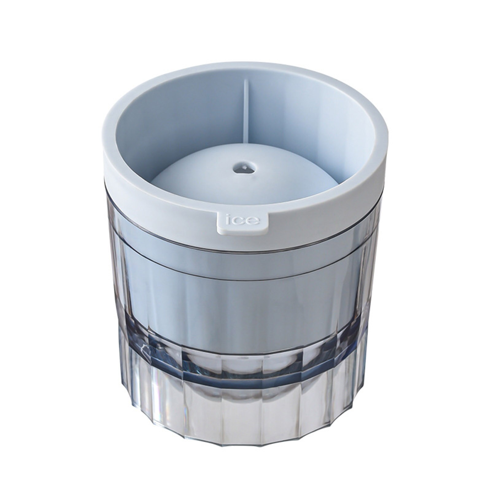 Mold Ice Ball Portable Silicone Spherical Mold Ice Ball Diy Durable For Home Bar Party Wine Cocktail Ice Cubes Kitchen Gadget: Blue