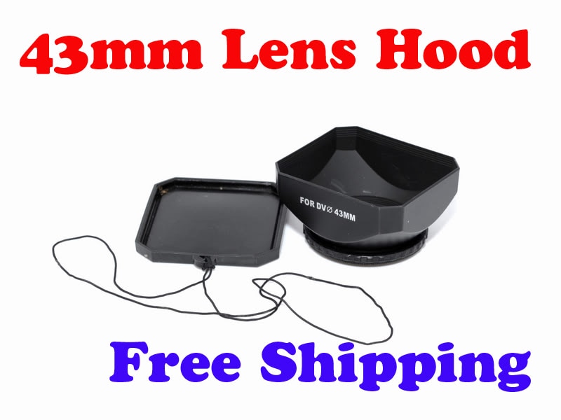 43mm Lens Hood for CANON VIXIA HV20 HV30 HV40 camcorder