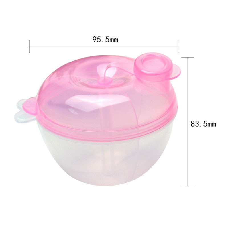1 stk bærbar mælkepulverformel dispenser madbeholder spædbarn fodring opbevaringsboks til baby børn pleje lille barn rejse flaske