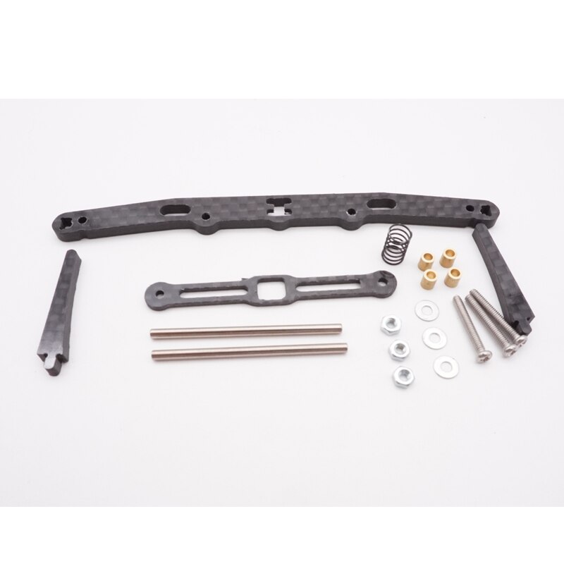 1.5mm 3mm carbon fiber front rear sliding single double springs set for MS MA AR VS S2 chassis self-made tamiya mini 4wd part