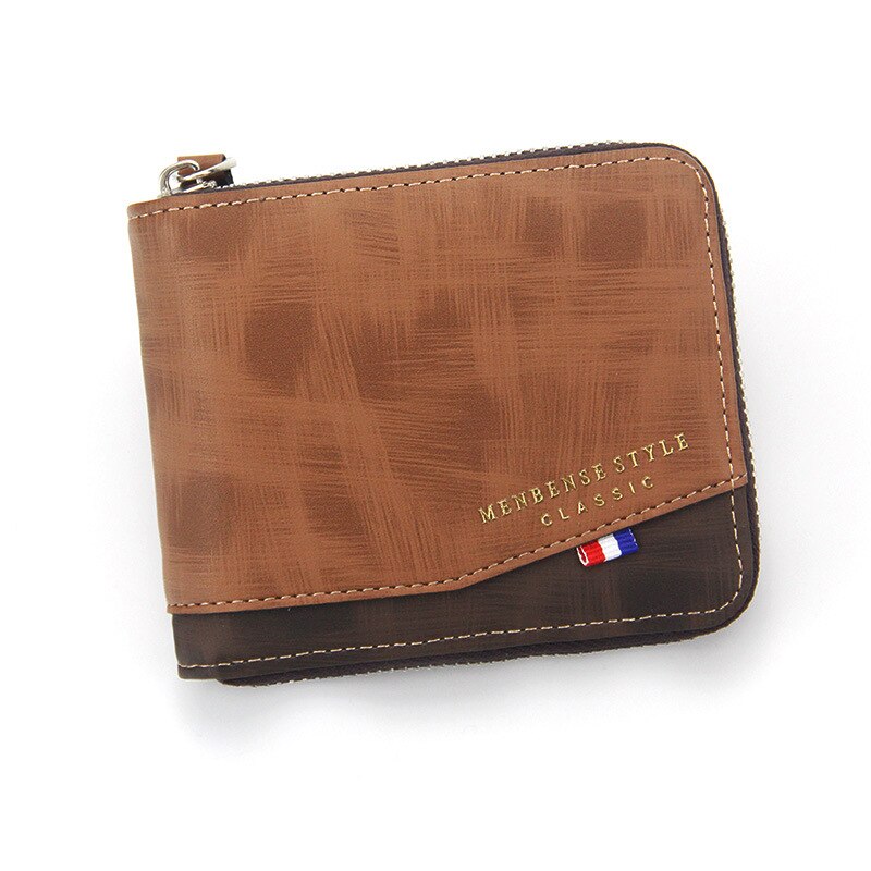 Luxe Mannen Portefeuilles Mode Kaarthouder Portemonnee Multifunctionele Lederen Portemonnee Minimalistische Voor Mannelijke Rits Portemonnee Met Card Wallet: G