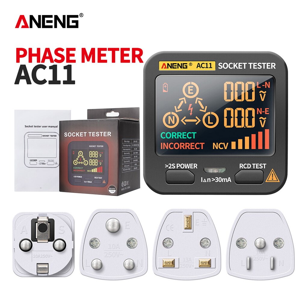 AC11 Digitale Smart Socket Tester Voltage Test Soc... – Vicedeal