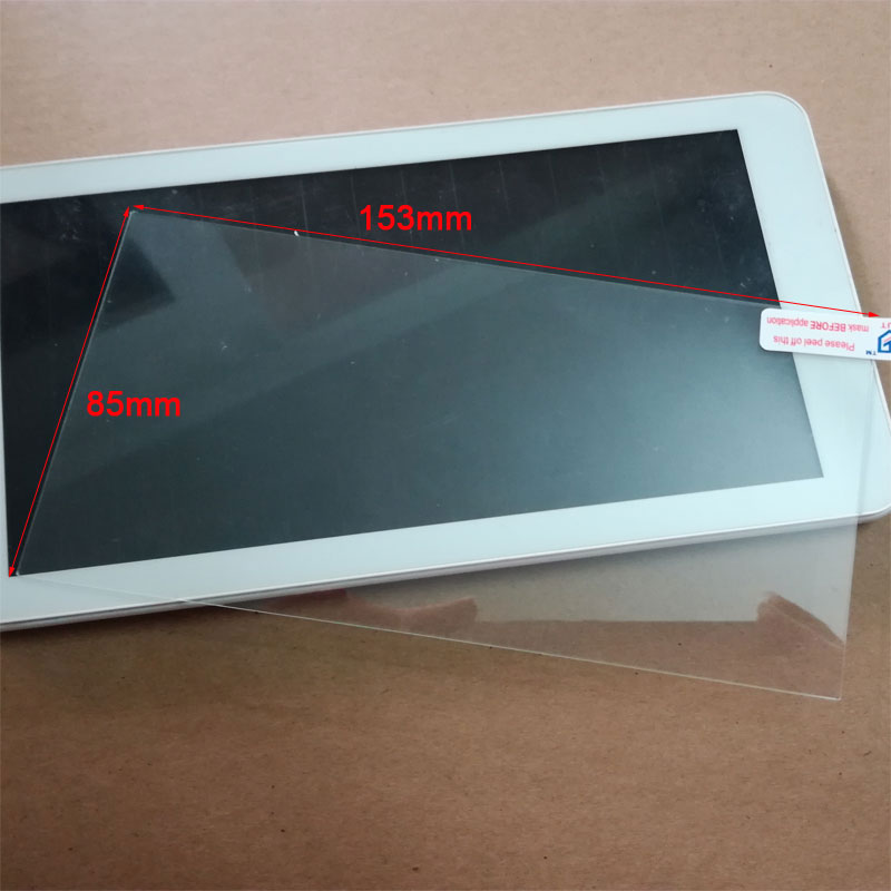Universal Premium Tempered Glass Screen Protector Cover for MID Tablet PC GPS PDA MP4 Video LCD Cover Guard for 7 inch