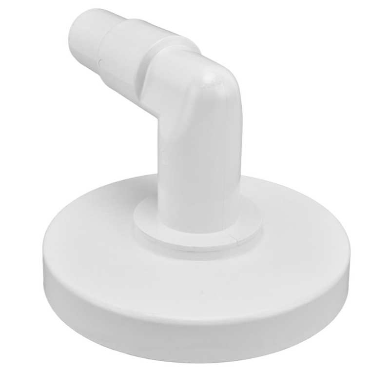 Vacuum Plate Adapter Exquisite Wear Resistant Plastic 15CM Skimmer Vacuum Plate with 90° Elbow for Swimming Pool