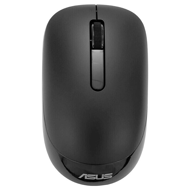 ASUS WT205 2.4Ghz 1200 DPI bezprzewodowa optyczna mini przenośna mysz robić laptopa PC: czarny
